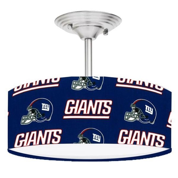 Ceiling Fan Designers Ceiling Fan Designers 13LIGHT-NFL-NYG 13 in. NFL New York Giants Football Ceiling Mount Light Fixture 13LIGHT-NFL-NYG